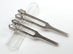 2 musical tuning forks  adjustable c1 up to c2